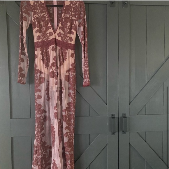 Rare For Love and Lemons Temecula Maxi Dress S EUC - Picture 4 of 5